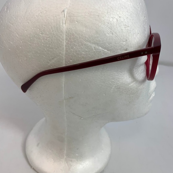 CELINE Paris Eyeglasses Frames Burgundy Cat Eye CL50068I 069 52-20-145 Women - Picture 3 of 8